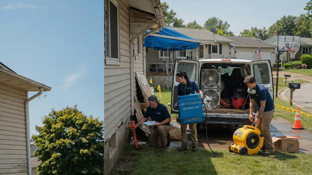 Ceiling Leak Cleanup in Clayton, MO near me